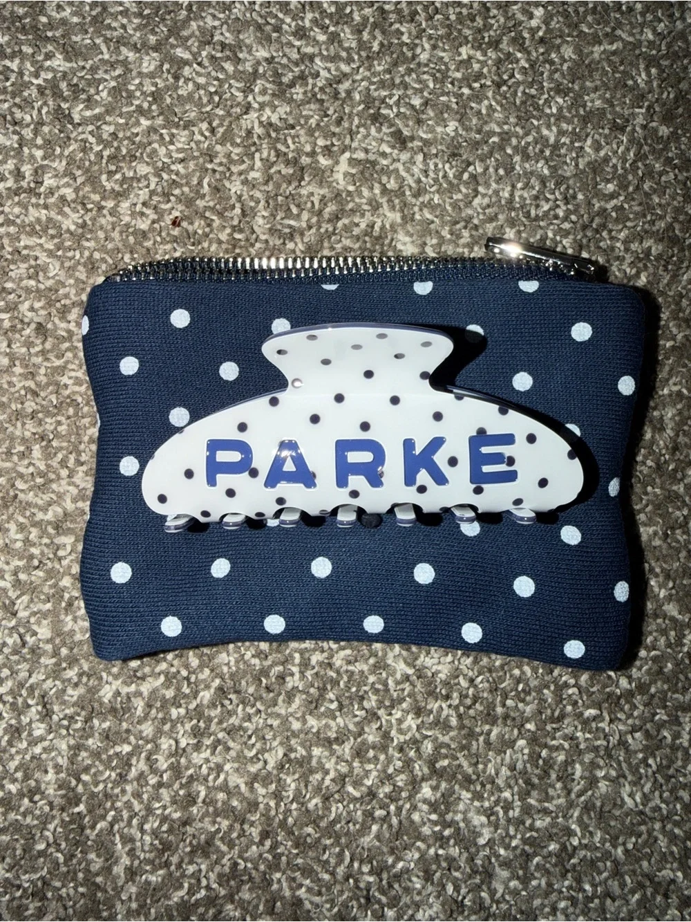 Parke Polka Dot Claw Clip